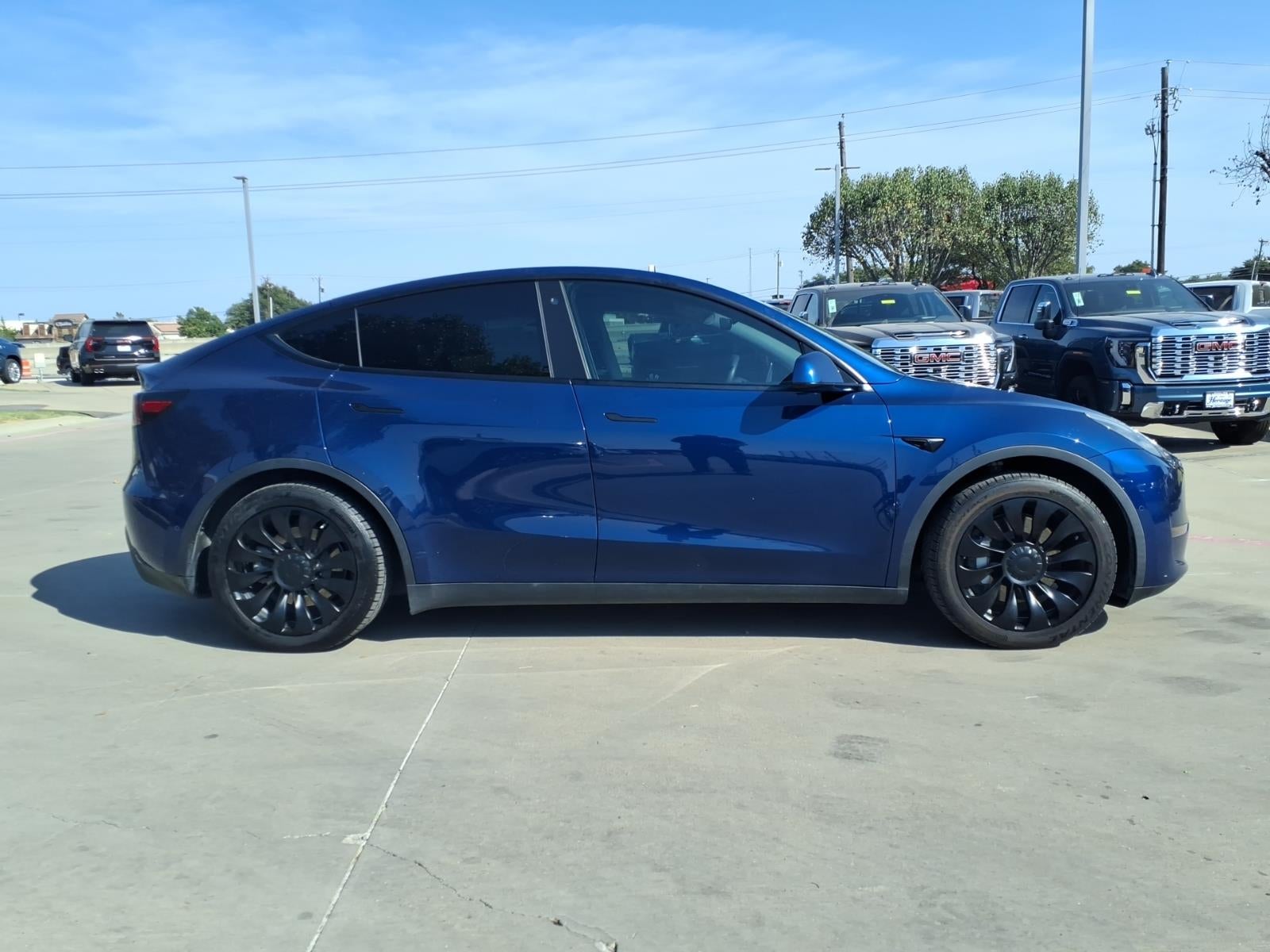 Used 2021 Tesla Model Y Long Range with VIN 5YJYGAEE1MF193226 for sale in Rockwall, TX