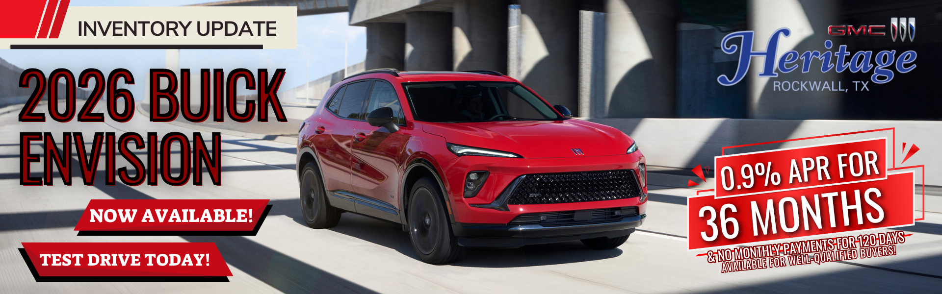 2026 Buick Envisions NOW AVAILABLE!