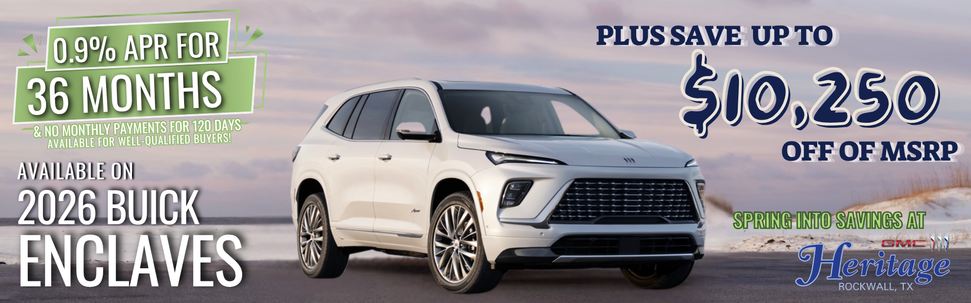 Save up to $10,250 OFF of MSRP on 2026 Buick Enclave!