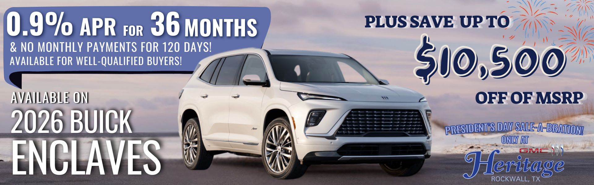 Save up to $10,500 OFF of MSRP on 2026 Buick Enclave!